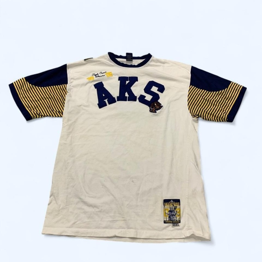 Vintage Akademiks "AKS" Triple Crown Wrestling Jersey Tee